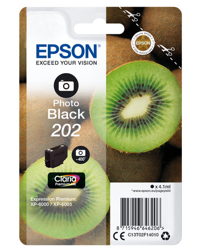 Epson Kiwi Singlepack Photo Black 202 Claria Premium Ink Epson Kiwi Singlepack Photo Black 202 Claria Premium Ink